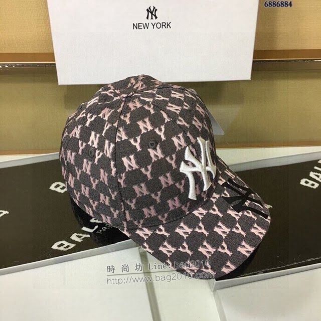 NY男女同款帽子 MLB刺繡字母棒球帽鴨舌帽  mm1117